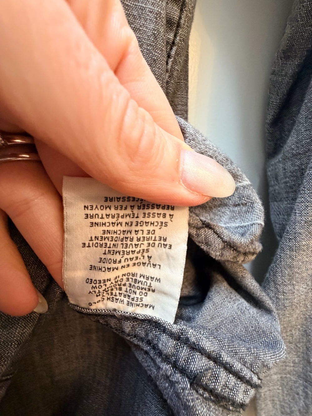 Denim & Supply Ralph Lauren Grey Washed Denim Shirt - Picture 6 of 7